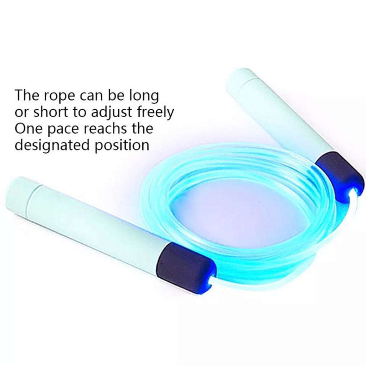 Adjustable Luminous LED Light Training Jump Rope, Led Light Up Jump Rope For Kids, Glowing Luminous Skipping Rope Adjustable Luminous LED Light Training Jump Rope, Led Light Up Jump Rope For Kids, Glowing Luminous Skipping Rope